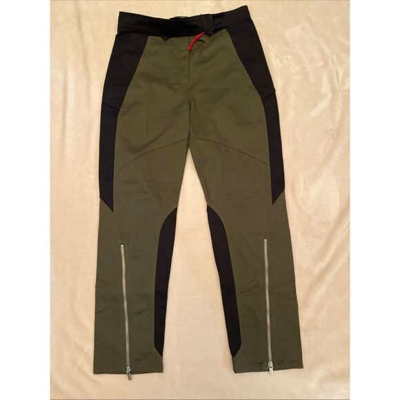 WOMENS ZARA PANTS SRPLS CRG 09 SURPLUS CARGO KHAKI SIZE Small 035 EUC - Picture 2 of 13